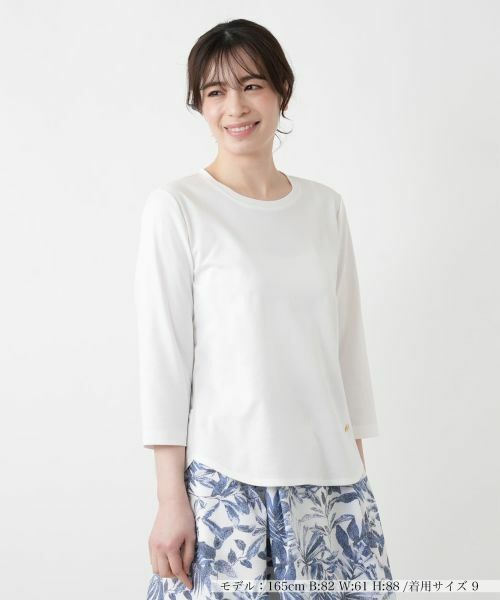 Leilian / レリアン Tシャツ | 七分袖カットソー【Rich 1-mile】【26年3月カタログ】 | 詳細21