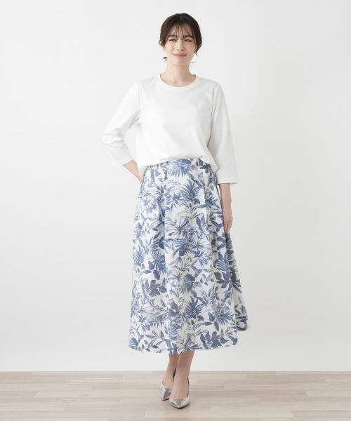 Leilian / レリアン Tシャツ | 七分袖カットソー【Rich 1-mile】【26年3月カタログ】 | 詳細22