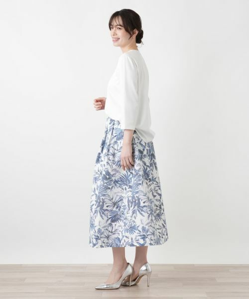 Leilian / レリアン Tシャツ | 七分袖カットソー【Rich 1-mile】【26年3月カタログ】 | 詳細23