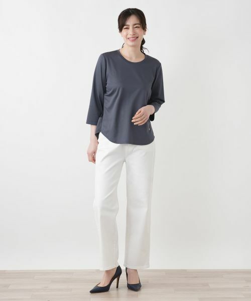 Leilian / レリアン Tシャツ | 七分袖カットソー【Rich 1-mile】【26年3月カタログ】 | 詳細25