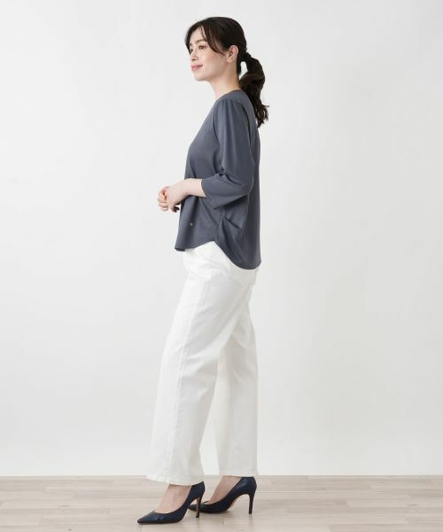 Leilian / レリアン Tシャツ | 七分袖カットソー【Rich 1-mile】【26年3月カタログ】 | 詳細26