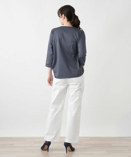 Leilian / レリアン Tシャツ | 七分袖カットソー【Rich 1-mile】【26年3月カタログ】 | 詳細27