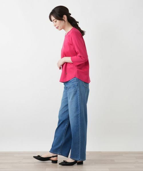 Leilian / レリアン Tシャツ | 七分袖カットソー【Rich 1-mile】【26年3月カタログ】 | 詳細29