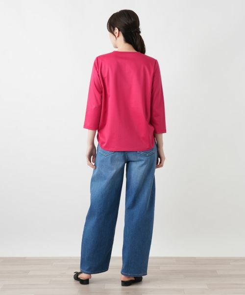 Leilian / レリアン Tシャツ | 七分袖カットソー【Rich 1-mile】【26年3月カタログ】 | 詳細30