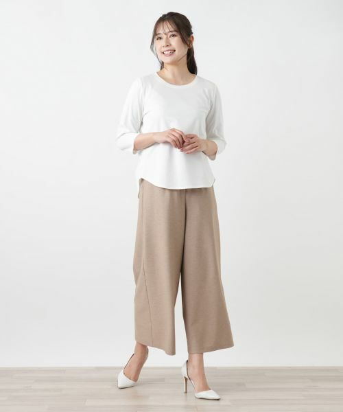 Leilian / レリアン Tシャツ | 七分袖カットソー【Rich 1-mile】【26年3月カタログ】 | 詳細4