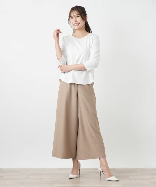 Leilian / レリアン Tシャツ | 七分袖カットソー【Rich 1-mile】【26年3月カタログ】 | 詳細5