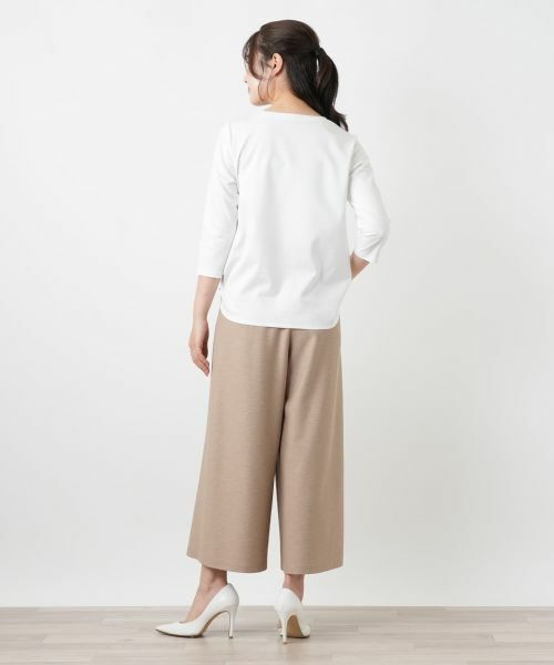 Leilian / レリアン Tシャツ | 七分袖カットソー【Rich 1-mile】【26年3月カタログ】 | 詳細8