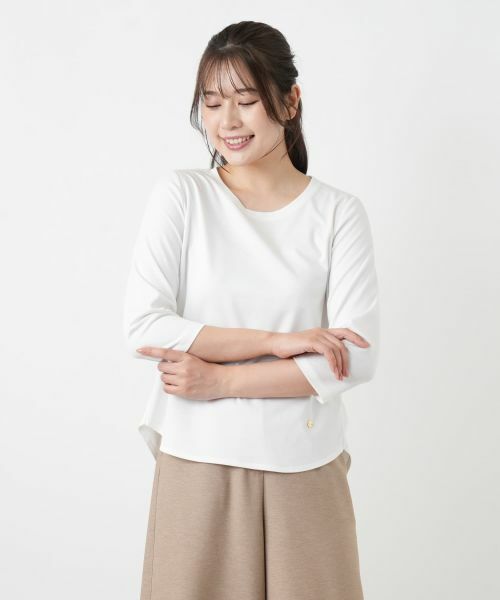 Leilian / レリアン Tシャツ | 七分袖カットソー【Rich 1-mile】【26年3月カタログ】 | 詳細9