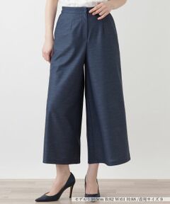 Leilian / レリアン その他パンツ | ストレッチガウチョパンツ【Rich 1-mile】【26年3月カタログ】