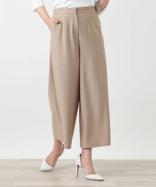 Leilian / レリアン その他パンツ | ストレッチガウチョパンツ【Rich 1-mile】【26年3月カタログ】 | 詳細10