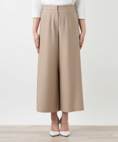 Leilian / レリアン その他パンツ | ストレッチガウチョパンツ【Rich 1-mile】【26年3月カタログ】 | 詳細11