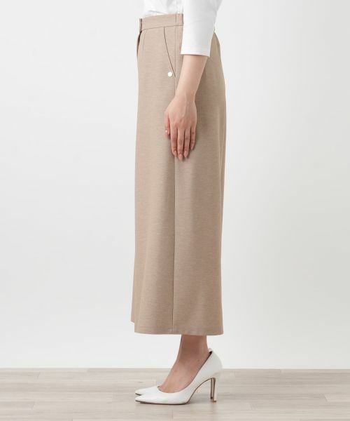 Leilian / レリアン その他パンツ | ストレッチガウチョパンツ【Rich 1-mile】【26年3月カタログ】 | 詳細12