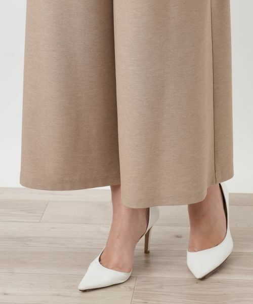 Leilian / レリアン その他パンツ | ストレッチガウチョパンツ【Rich 1-mile】【26年3月カタログ】 | 詳細16