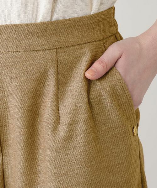 Leilian / レリアン その他パンツ | ストレッチガウチョパンツ【Rich 1-mile】【26年3月カタログ】 | 詳細25