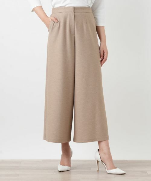 Leilian / レリアン その他パンツ | ストレッチガウチョパンツ【Rich 1-mile】【26年3月カタログ】 | 詳細9