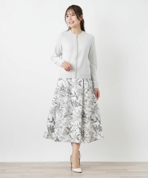 Leilian / レリアン その他アウター | ニットブルゾン【Rich 1-mile】【26年3月カタログ】 | 詳細1