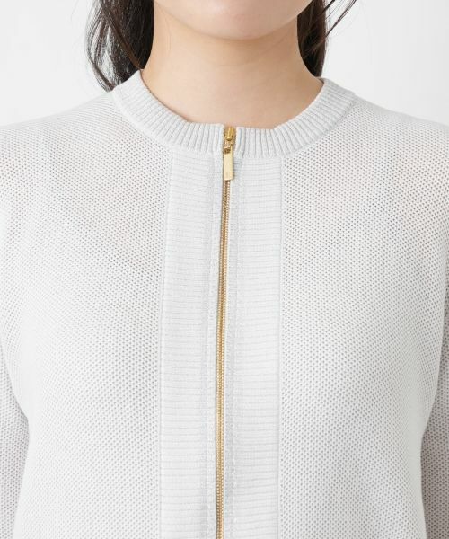 Leilian / レリアン その他アウター | ニットブルゾン【Rich 1-mile】【26年3月カタログ】 | 詳細14