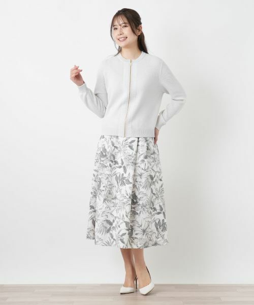 Leilian / レリアン その他アウター | ニットブルゾン【Rich 1-mile】【26年3月カタログ】 | 詳細2