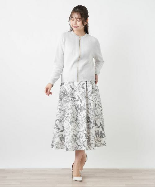 Leilian / レリアン その他アウター | ニットブルゾン【Rich 1-mile】【26年3月カタログ】 | 詳細3