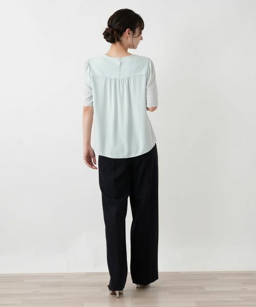 Leilian / レリアン シャツ・ブラウス | レースラインブラウス | 詳細10