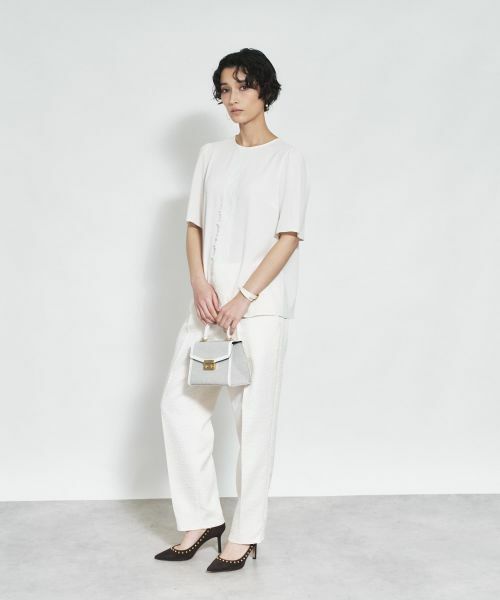 Leilian / レリアン シャツ・ブラウス | レースラインブラウス | 詳細4