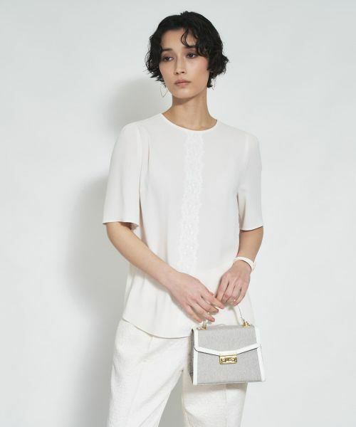 Leilian / レリアン シャツ・ブラウス | レースラインブラウス | 詳細5