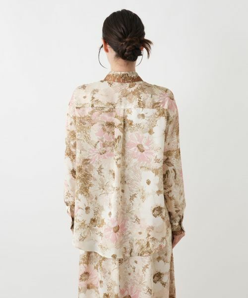 Leilian / レリアン シャツ・ブラウス | プリント比翼ブラウス | 詳細17