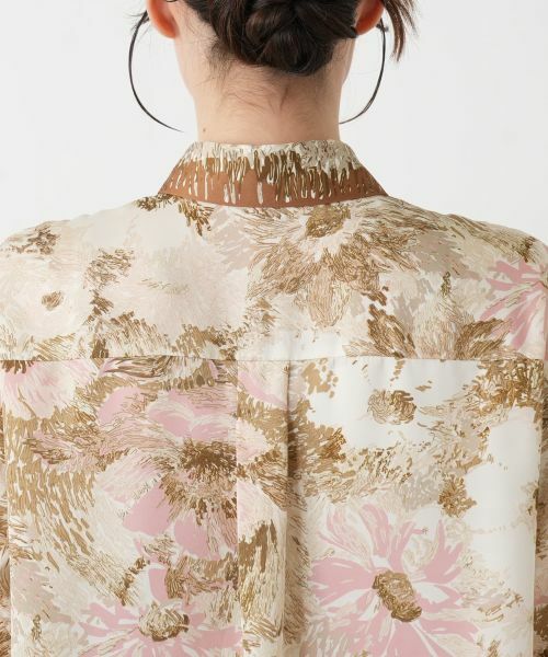 Leilian / レリアン シャツ・ブラウス | プリント比翼ブラウス | 詳細19