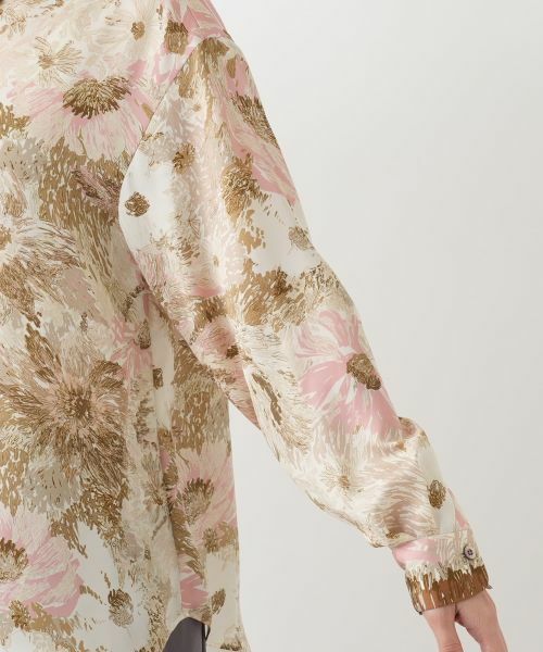 Leilian / レリアン シャツ・ブラウス | プリント比翼ブラウス | 詳細21