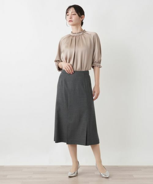 Leilian / レリアン ミニ・ひざ丈スカート | ミディスカート | 詳細4
