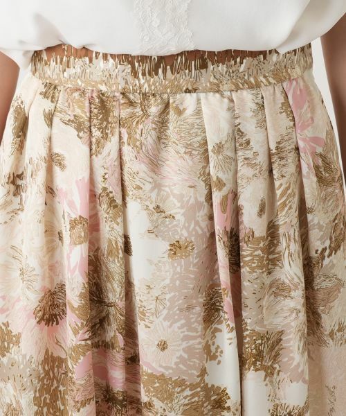 Leilian / レリアン ミニ・ひざ丈スカート | プリントフレアスカート | 詳細18