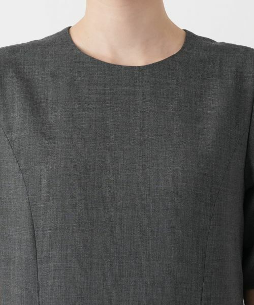 Leilian / レリアン ドレス | クルーネックフレアワンピース | 詳細11