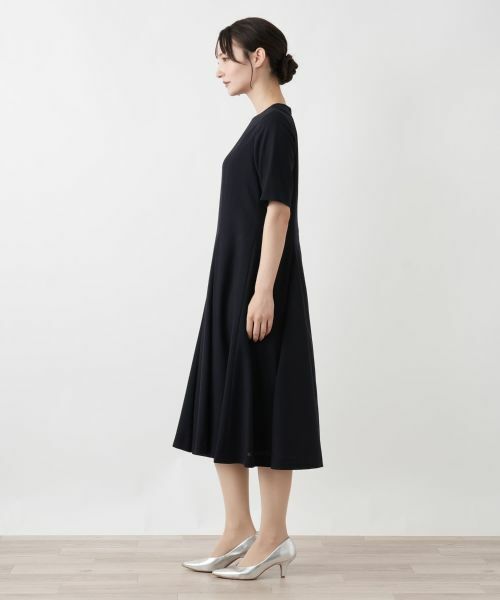 Leilian / レリアン ドレス | クルーネックフレアワンピース | 詳細2