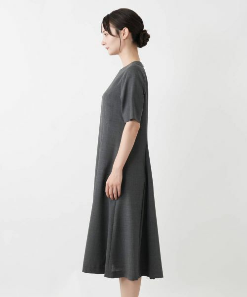 Leilian / レリアン ドレス | クルーネックフレアワンピース | 詳細9