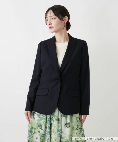 Leilian / レリアン テーラードジャケット | ブレザー（ネイビー）