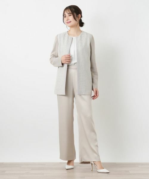 Leilian / レリアン テーラードジャケット | ロングジャケット【26年3月カタログ】 | 詳細1