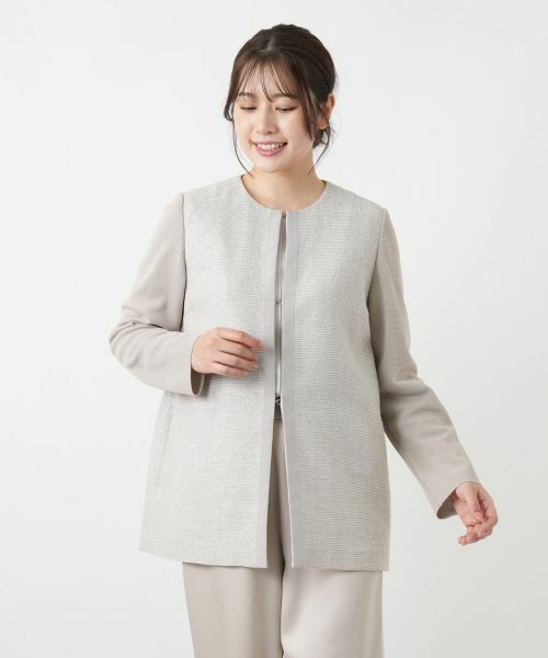 Leilian / レリアン テーラードジャケット | ロングジャケット【26年3月カタログ】 | 詳細11