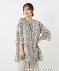 Leilian / レリアン シャツ・ブラウス | ドルマンスリーブチュニック【26年3月カタログ】