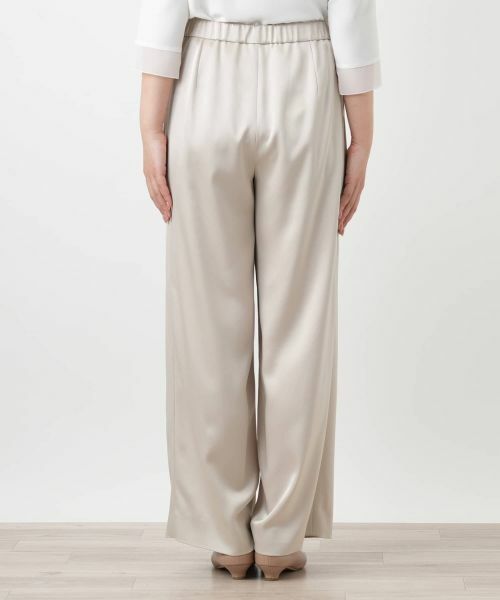 Leilian / レリアン その他パンツ | ワイドサテンパンツ【26年3月カタログ】 | 詳細13