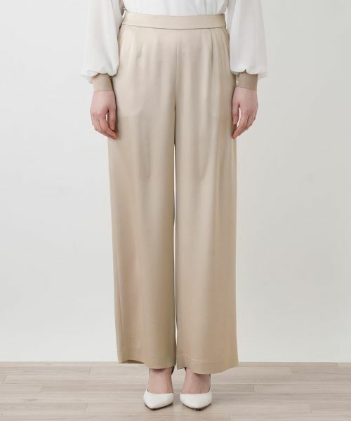 Leilian / レリアン その他パンツ | ワイドサテンパンツ【26年3月カタログ】 | 詳細22