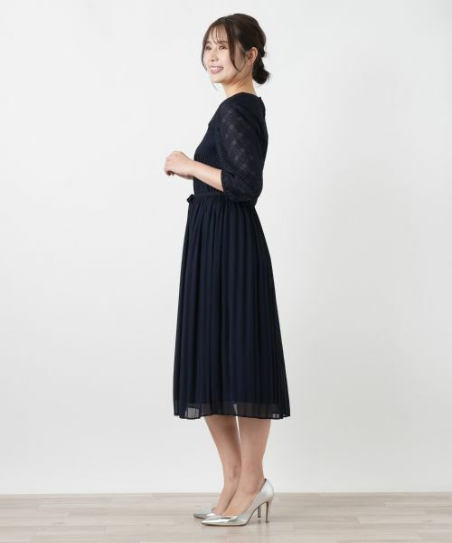 Leilian / レリアン ドレス | 異素材ワンピース【セレモニー】【26年3月カタログ】 | 詳細12