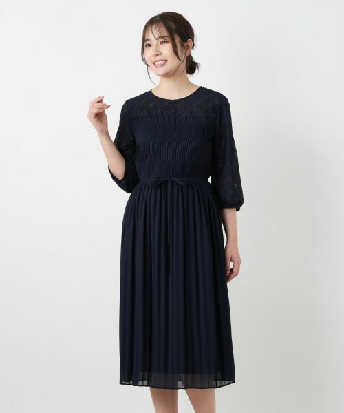 Leilian / レリアン ドレス | 異素材ワンピース【セレモニー】【26年3月カタログ】 | 詳細14