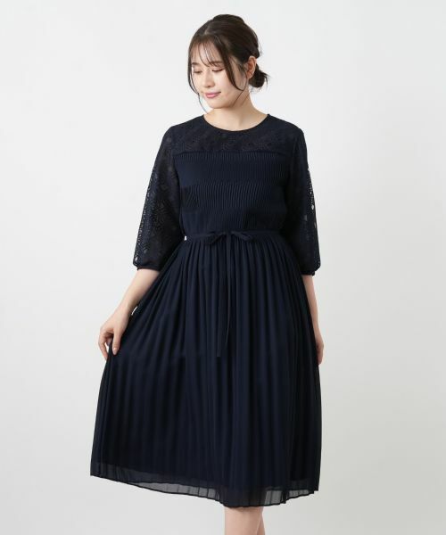 Leilian / レリアン ドレス | 異素材ワンピース【セレモニー】【26年3月カタログ】 | 詳細15