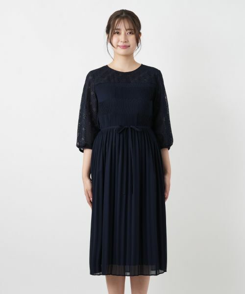 Leilian / レリアン ドレス | 異素材ワンピース【セレモニー】【26年3月カタログ】 | 詳細16