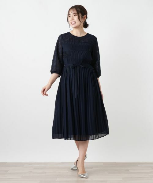 Leilian / レリアン ドレス | 異素材ワンピース【セレモニー】【26年3月カタログ】 | 詳細3