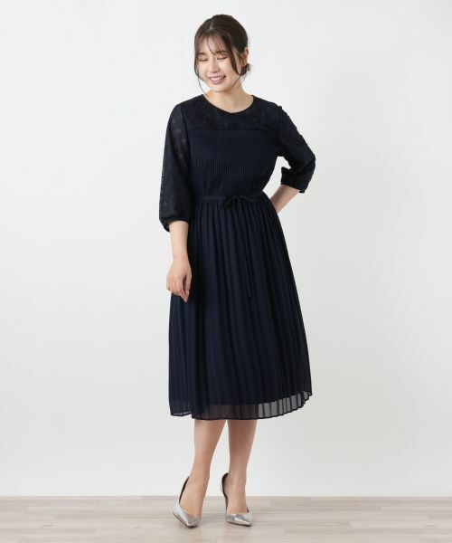 Leilian / レリアン ドレス | 異素材ワンピース【セレモニー】【26年3月カタログ】 | 詳細6