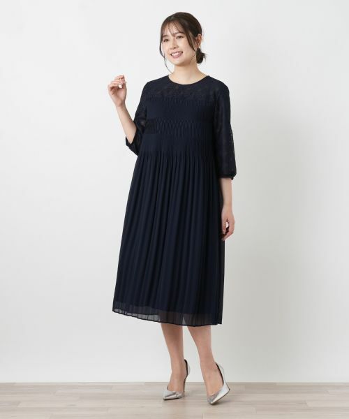 Leilian / レリアン ドレス | 異素材ワンピース【セレモニー】【26年3月カタログ】 | 詳細7