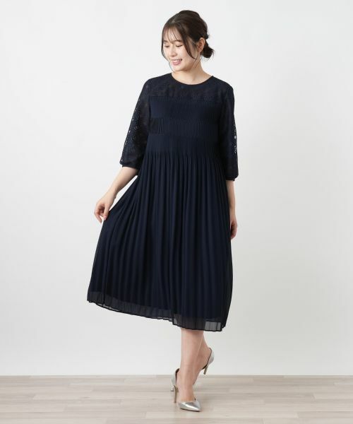 Leilian / レリアン ドレス | 異素材ワンピース【セレモニー】【26年3月カタログ】 | 詳細8