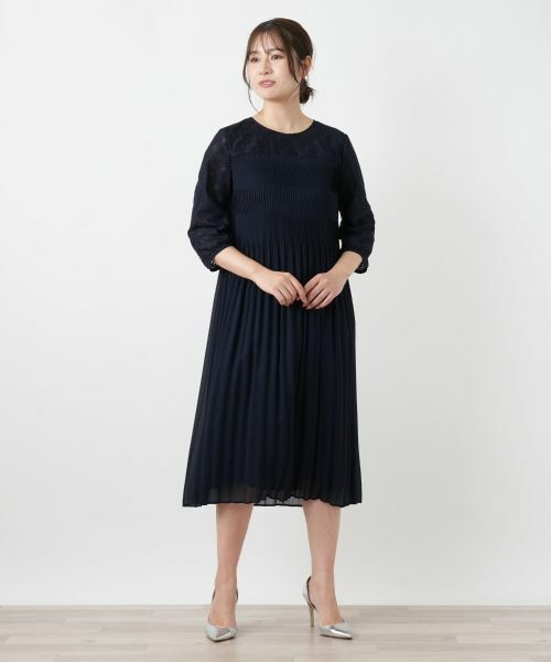 Leilian / レリアン ドレス | 異素材ワンピース【セレモニー】【26年3月カタログ】 | 詳細9