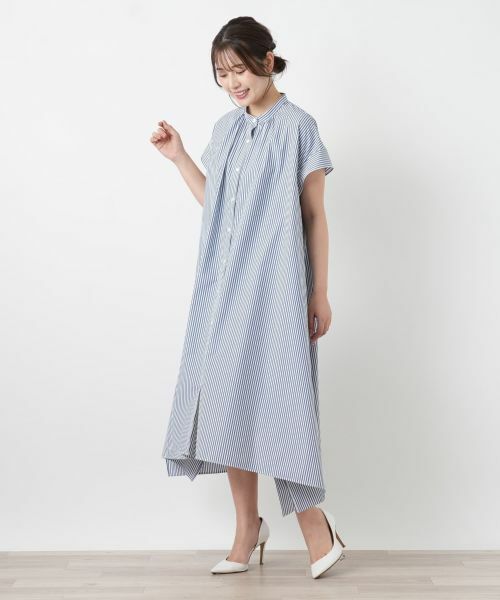 Leilian / レリアン ドレス | ストライプシャツワンピース【26年3月カタログ】 | 詳細2